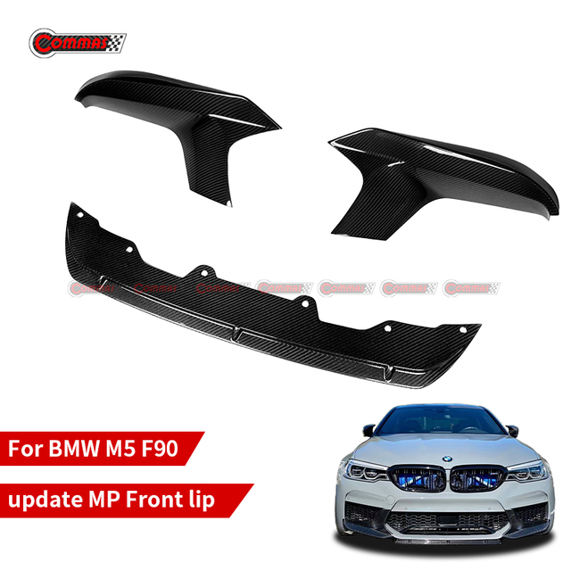 BMW M5 F90 MP dry carbon fiber front lip