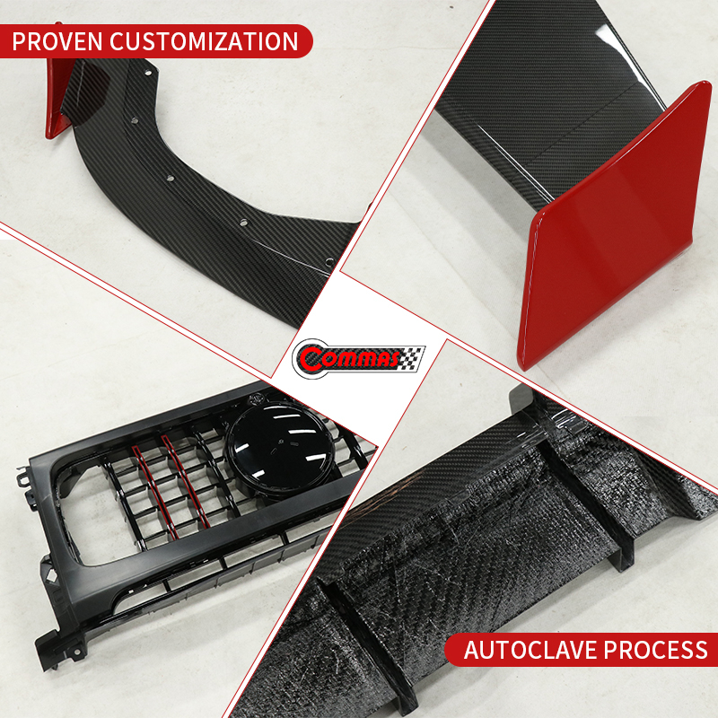 Mercedes-benz G-Class w464 brabus G900 dry carbon fiber bodykit