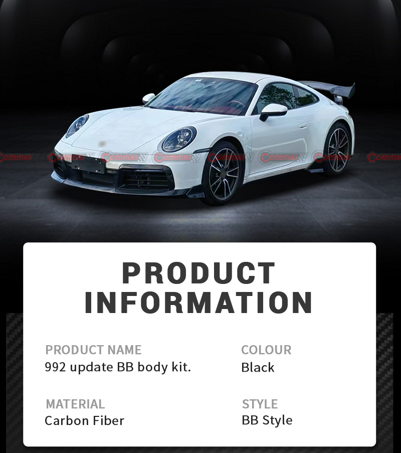 Porsche 911 992 Dry Carbon Fiber Body Kit