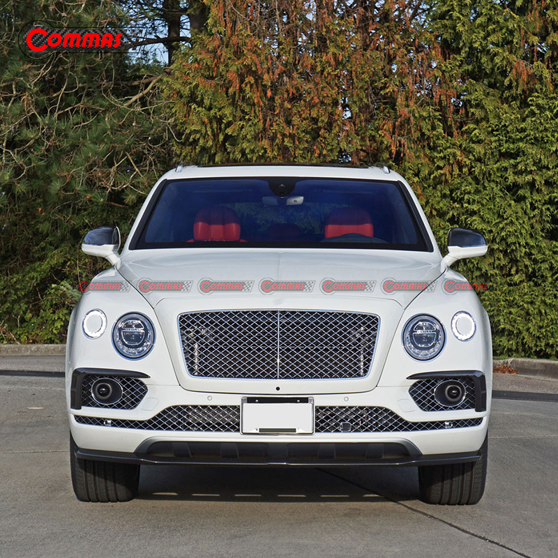 Carbon Fiber W12 Limited Edition Front Lip Splitter For Bentley Bentayga