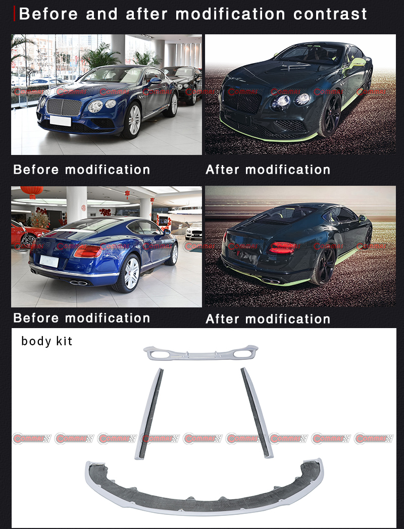 Bentley Continental GT V8S Style Body Kits