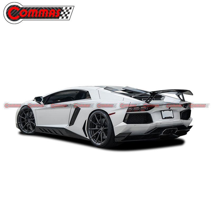 Novitec Style Carbon Fiber Rear Fender Side Air Outlet Intake Vents For Lamborghini Aventador Lp700