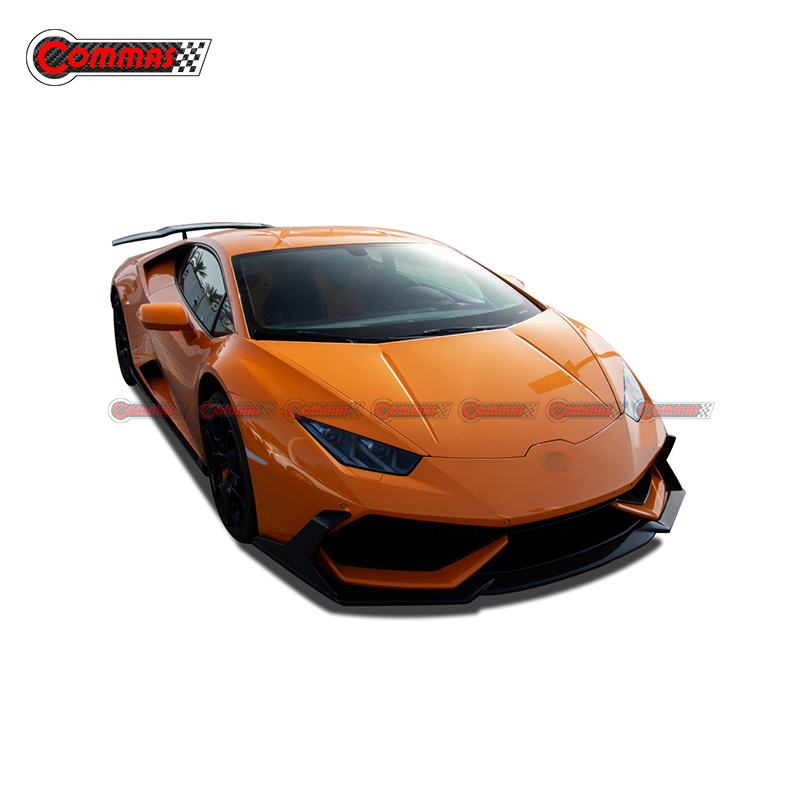 DMC Style Carbon Fiber Front Lip Splitter For Lambroghini Huracan LP610