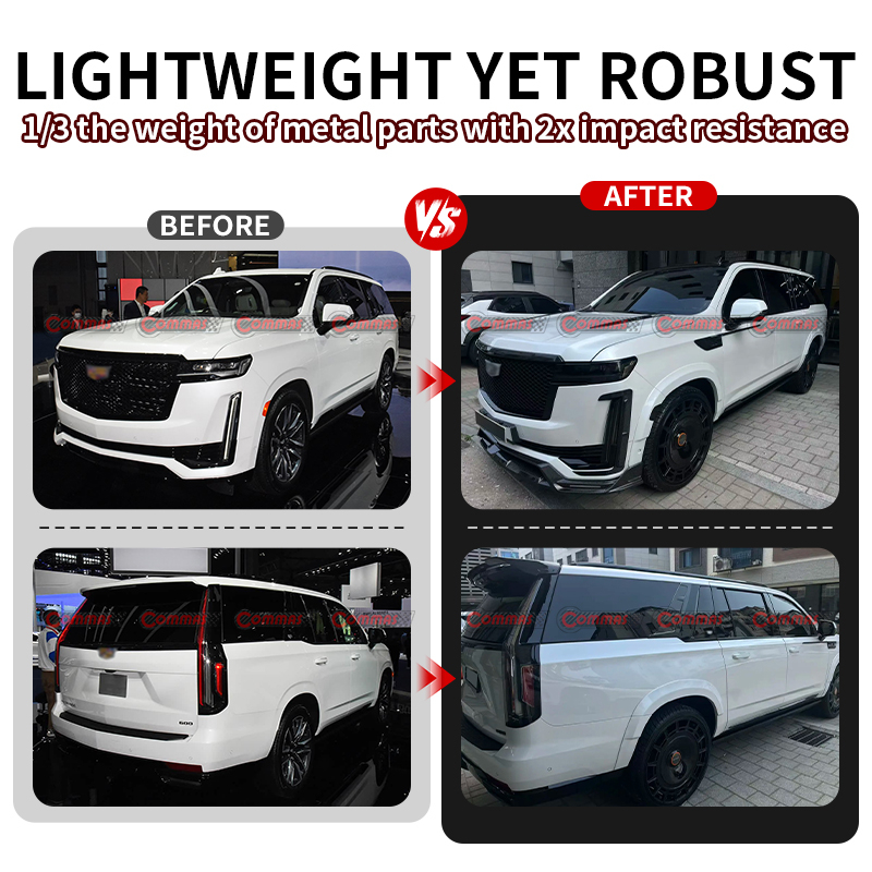Cadillac Escalade mansory dry carbon fiber body kit