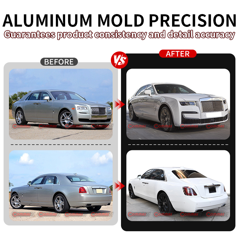 Rolls-Royce Ghost old to new fourth generation bodykit