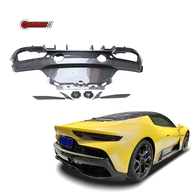 Maserati MC20 body kit original dry carbon fiber posterior lip