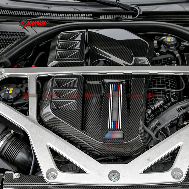 BMW M2 M3 M4 G87 G80 G82 G83 Original OEM dry carbon fiber engine interiors cover