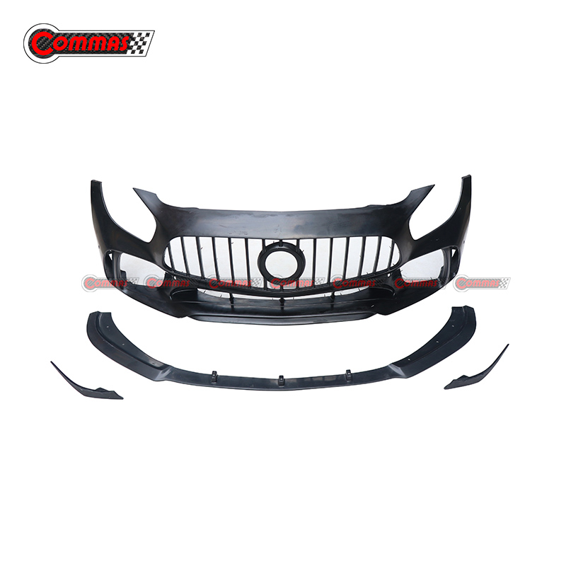 PD Style Fiberglass Front Bumper Splitter Lip For Mercedes Benz AMG GT