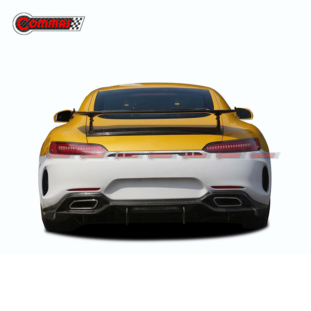 IMP Style Carbon Fiber Rear Bumper Lip Diffuser For Mercedes Benz AMG GT GTS GTR