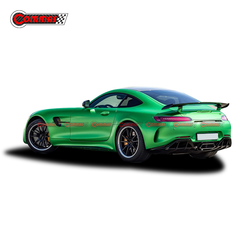 GTR Style Carbon Fiber Rear Wing Spoiler For Mercedes Benz AMG GT GTS