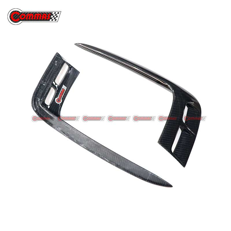 Carbon Fiber Front Bumper Air Intake Canards For Bentley Bentayga W12 Limited Edition