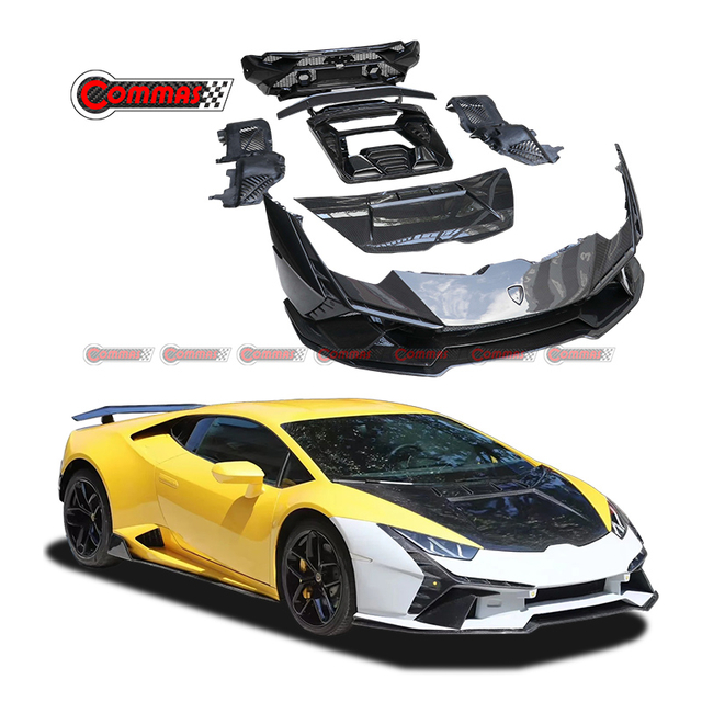 Lamborghini huracan old to new tecnica dry carbon fiber bodykit