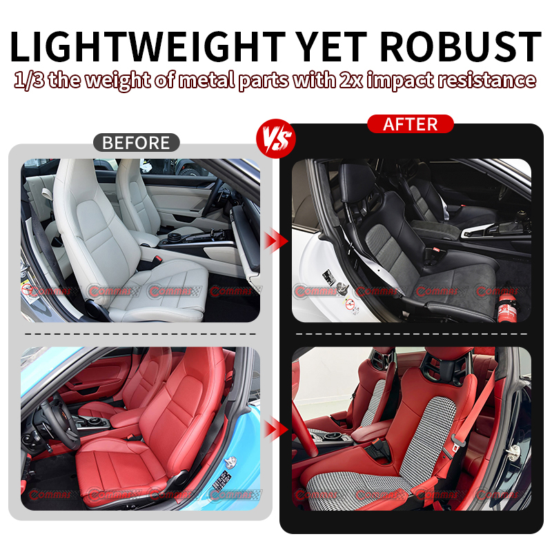 Porsche 718 911 Upgrade GT3RS dry carbon fiber seats