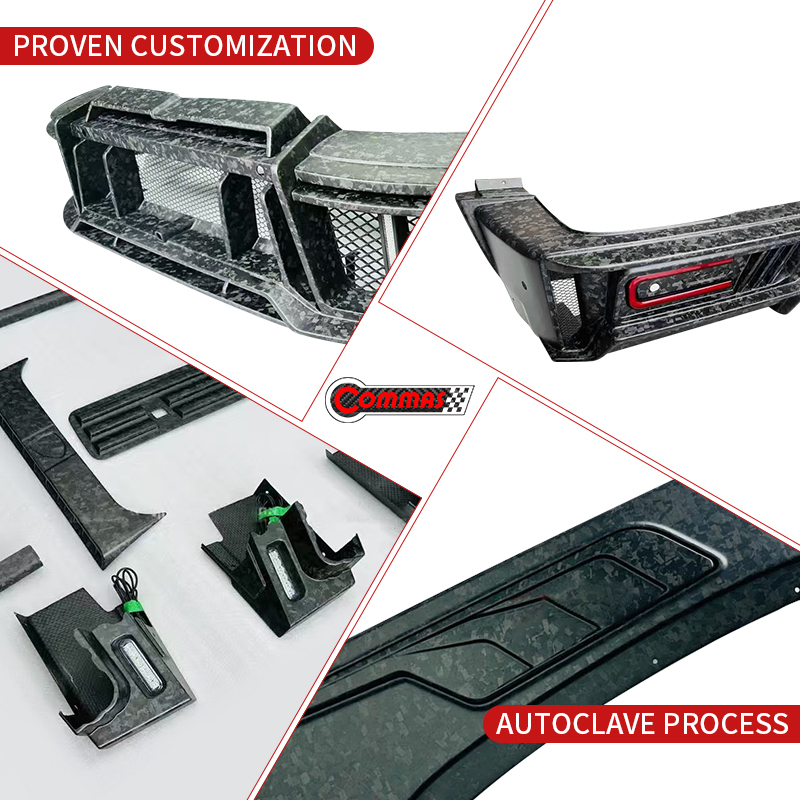 Mercedes-benz G-Class W465 mansory dry carbon fiber bodykit