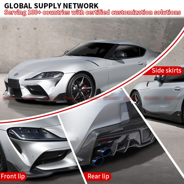 Toyota Supra A90 TOMS dry carbon fiber bodykit