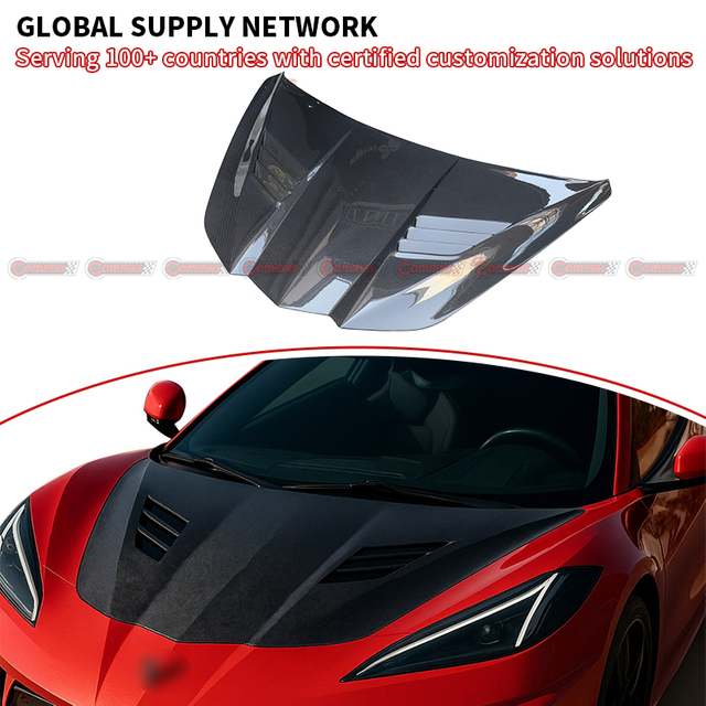 2020-2024 Chevrolet Corvette C8 Z06 JC carbon fiber hood