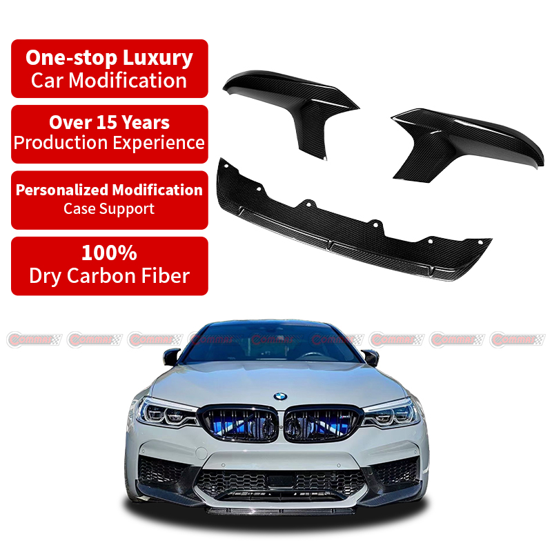 BMW M5 F90 MP dry carbon fiber front lip