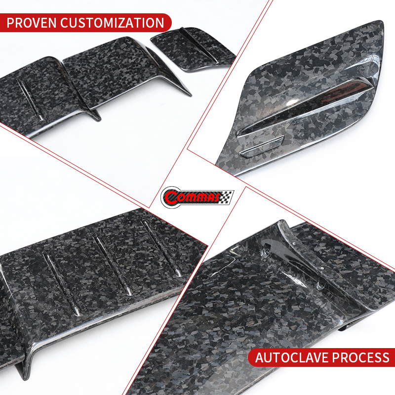 Mercedes-benz G-Class W463A W464 modified MSY.P920 limited edition full body kit carbon fiber rear wing