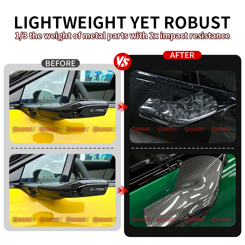 Lotus Eletre Emeya modified original car OEM carbon fiber streaming media rearview mirror housing