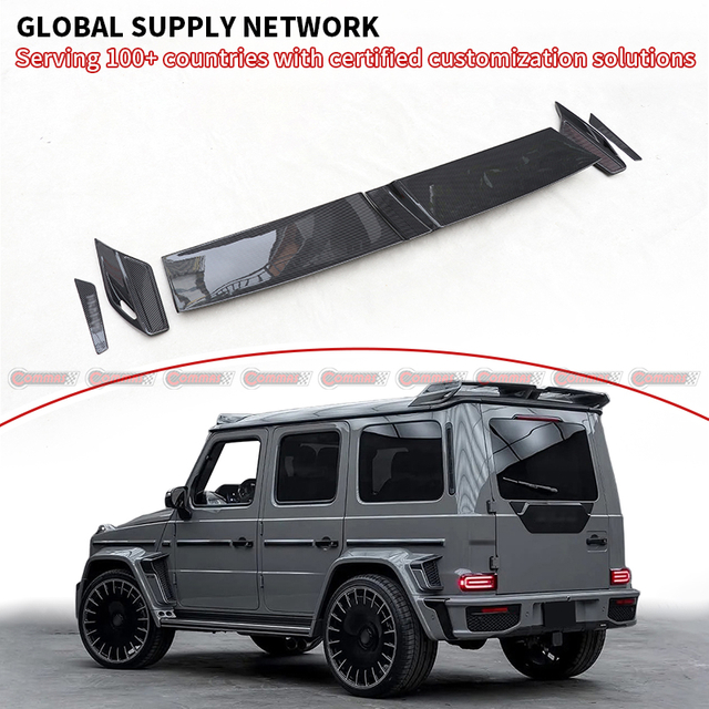 Mercedes-benz G-Class W465 modified with Brabus XL800 carbon fiber wing bodykit