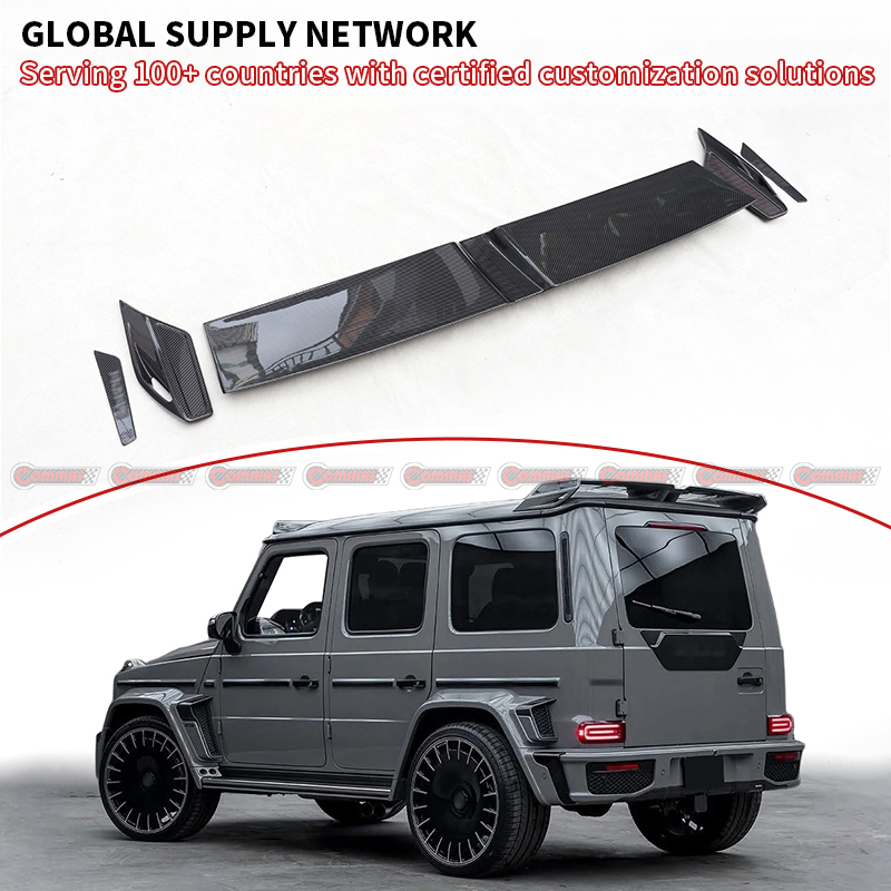 Mercedes-benz G-Class W465 modified with Brabus XL800 carbon fiber wing bodykit