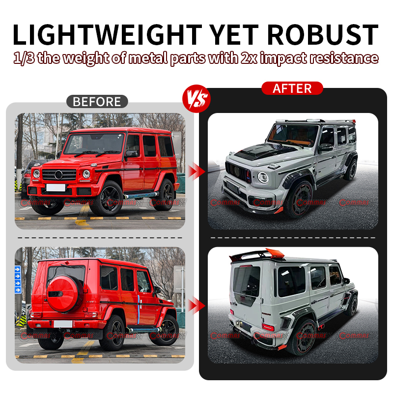 Mercedes-benz G-Class w464 brabus G900 dry carbon fiber bodykit