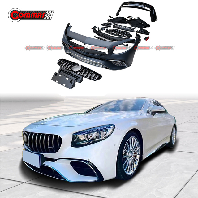 Amg Style Carbon Fiber body kit For Mercedes Benz S Class Coupe S63