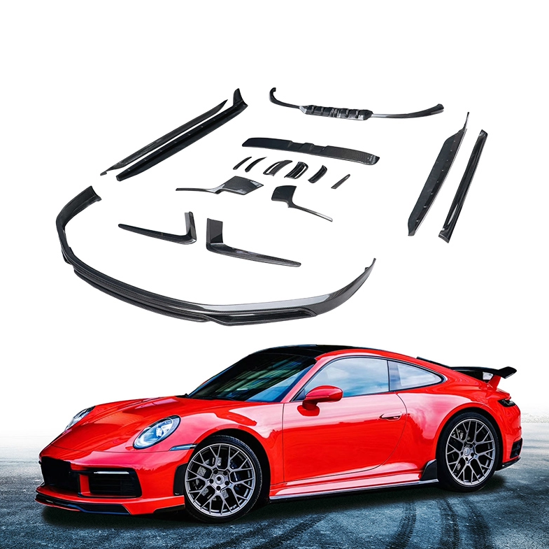 Porsche 911 992 Techart Style Dry Carbon Fiber Bodykit