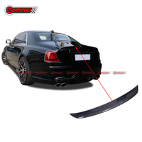 3K Carbon Fiber Wald Rear Ducklid Spoiler For Rolls Royce Ghost