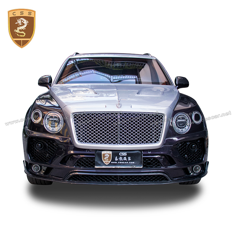 Mansory Style Front Bumper Side Skirts Engine Cover Body Kit for Bently Bentayga