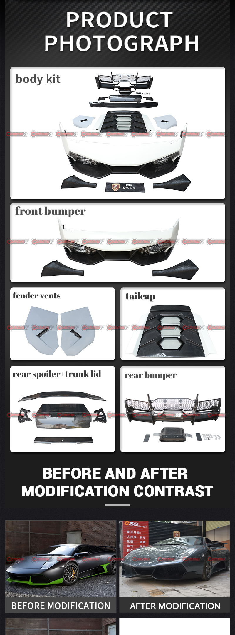 lambroghini murcielago lp640 upgrade to lp670 body kit