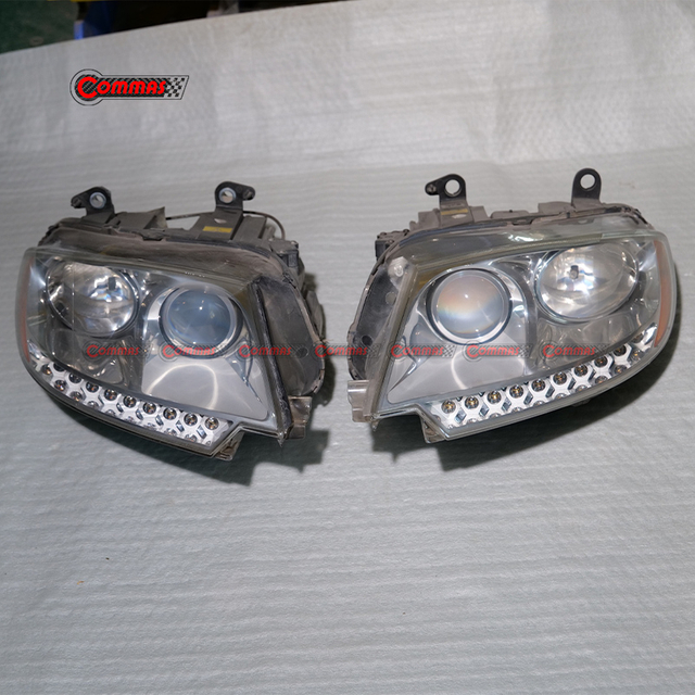 Old Maserati Quattroporte original disassembly headlight