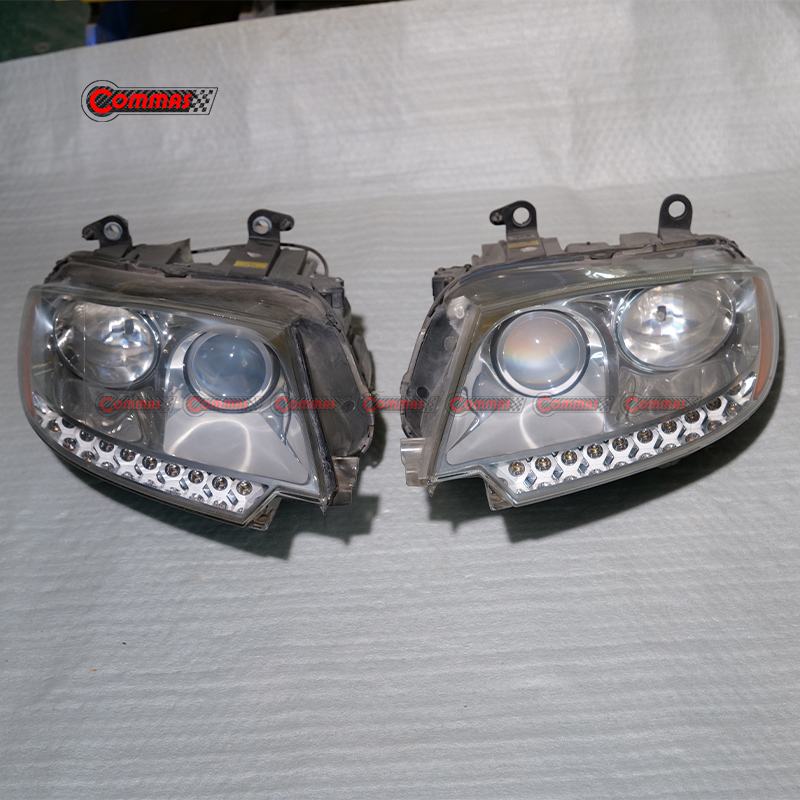 Old Maserati Quattroporte original disassembly headlight