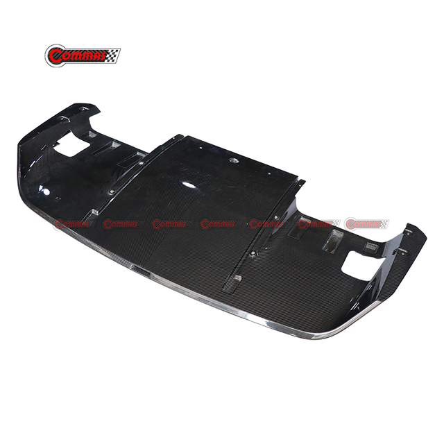 2019-2023 Aston Martin DBS Rear Bumper Carbon Fiber Lower Diffuser