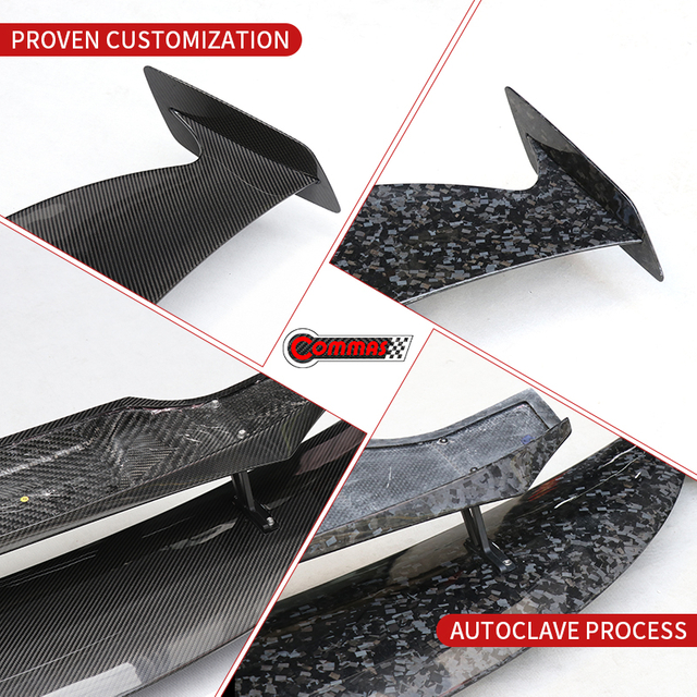 Lotus emira modified monotek dry carbon fiber wing rear spoiler body kit