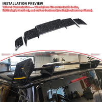 Mercedes-benz G-Class W463A W464 modified MSY.P920 limited edition full body kit carbon fiber rear wing