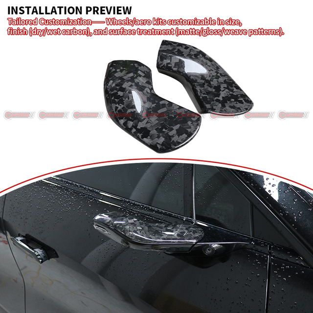 Lotus Eletre Emeya modified original car OEM carbon fiber streaming media rearview mirror housing