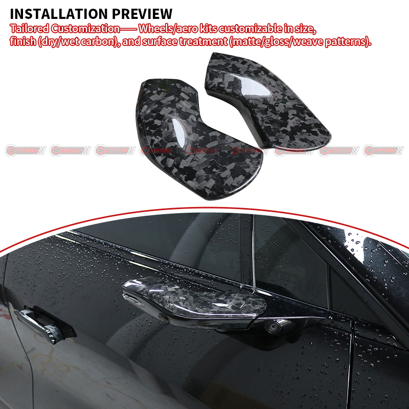 Lotus Eletre Emeya modified original car OEM carbon fiber streaming media rearview mirror housing