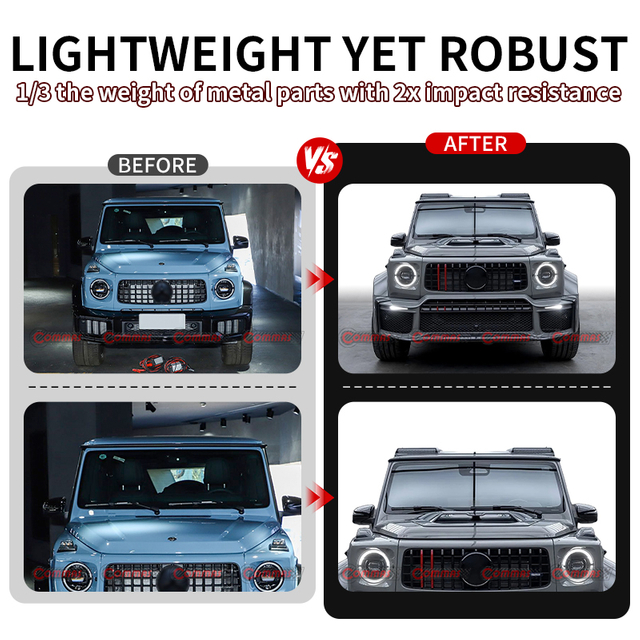 Mercedes-Benz G-Class W465 was modified with Brabus XL800 carbon fiber top wing bodykit