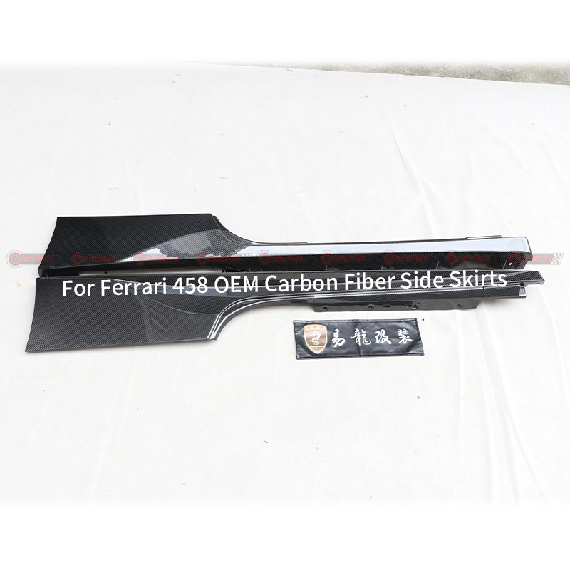 Ferrari 458 OEM carbon fiber Side Skirt bodykit