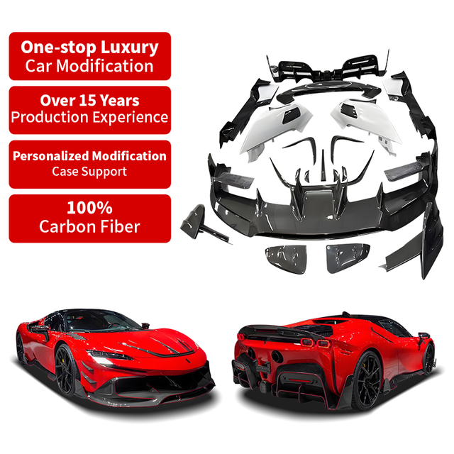 Ferrari SF90 mansory dry carbon fiber bodykit