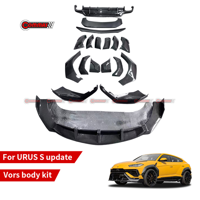 Lamborghini URUS S upgrade to Vorsteiner dry carbon fiber bodykit