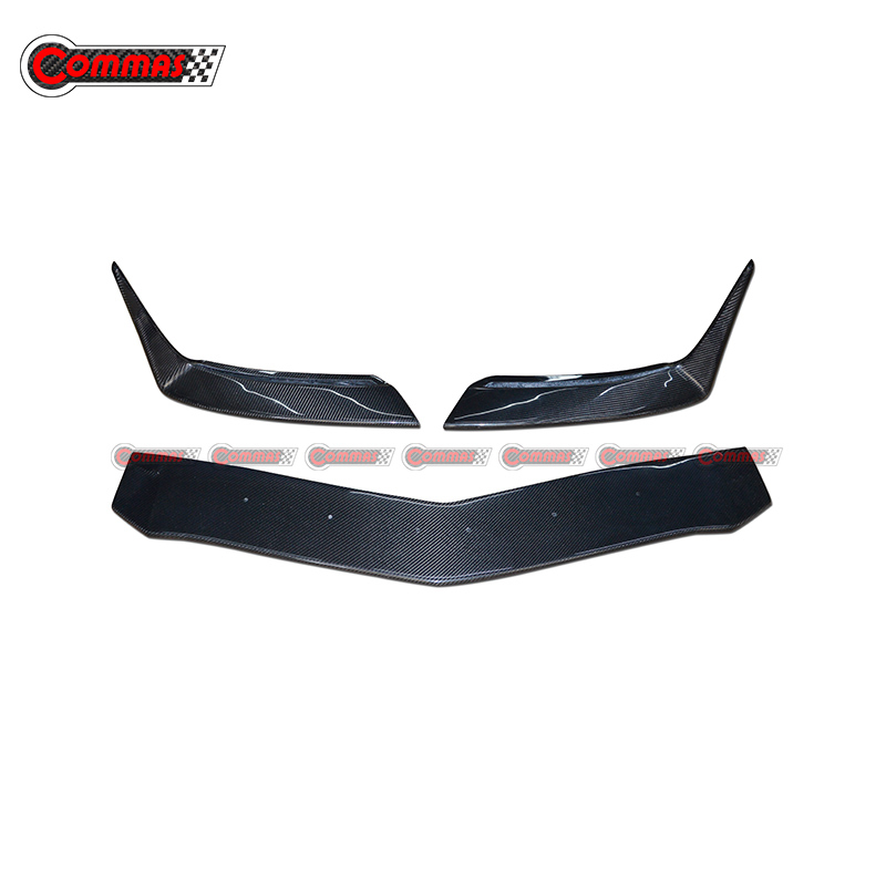 Revozport Style Carbon Fiber Front Lip Splitter For Mercedes Benz AMG GT GTS