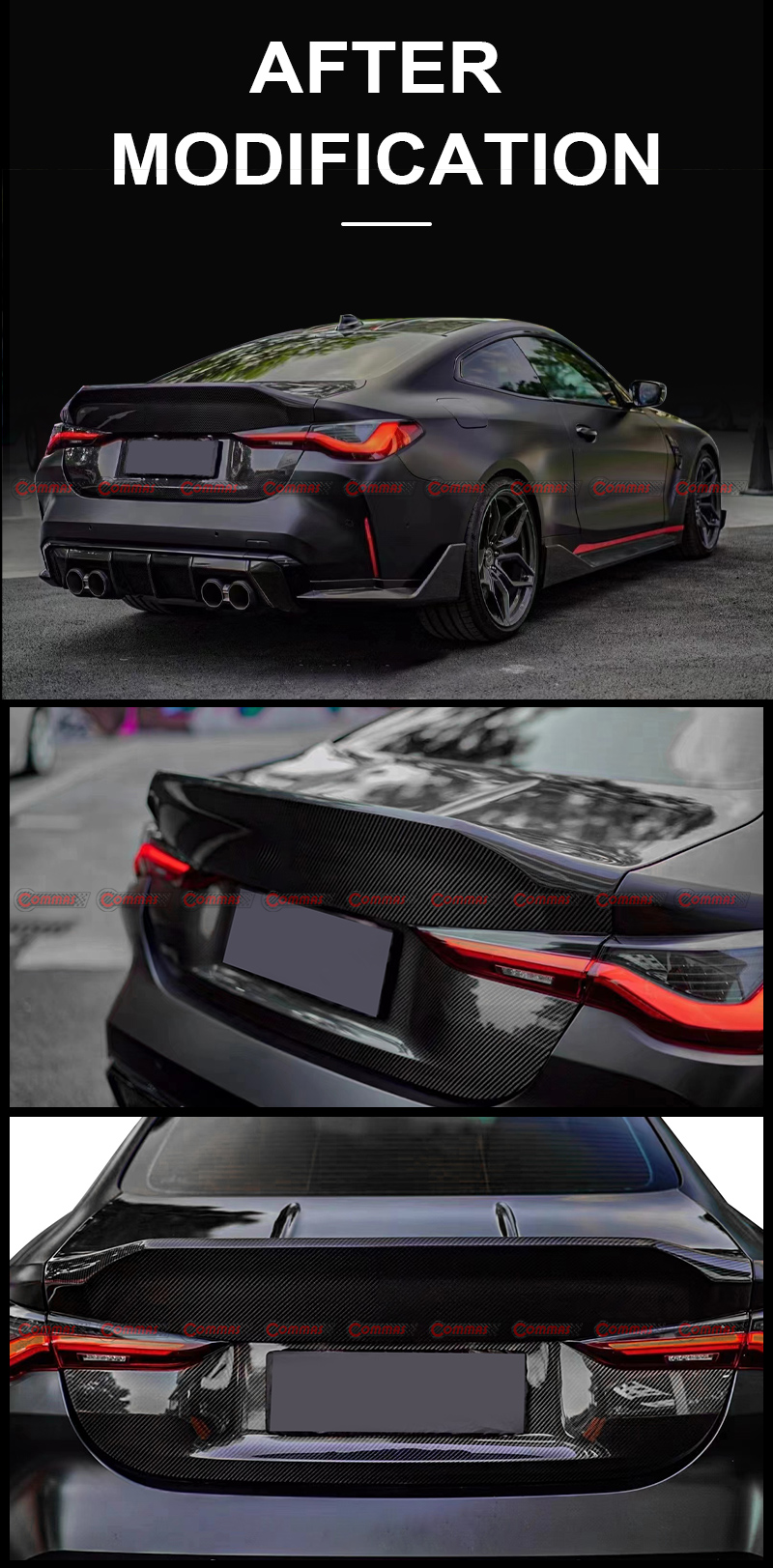 BMW M4 Carbon Fiber Rear Trunk