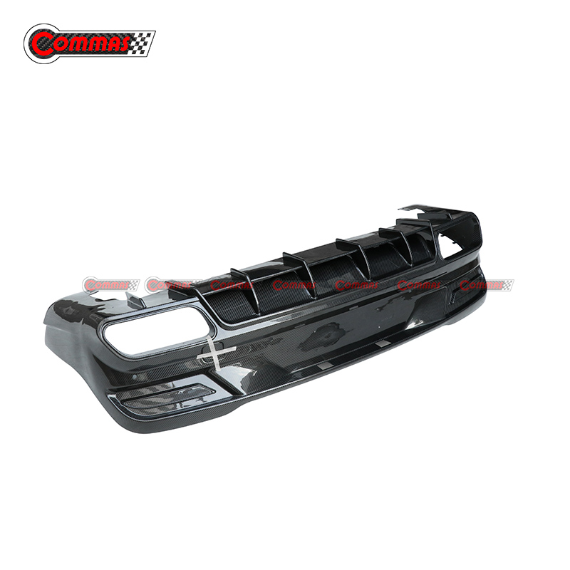 Topcar Style Carbon Fiber Rear Diffuser Lip For Mercedes Benz GLE Coupe C167