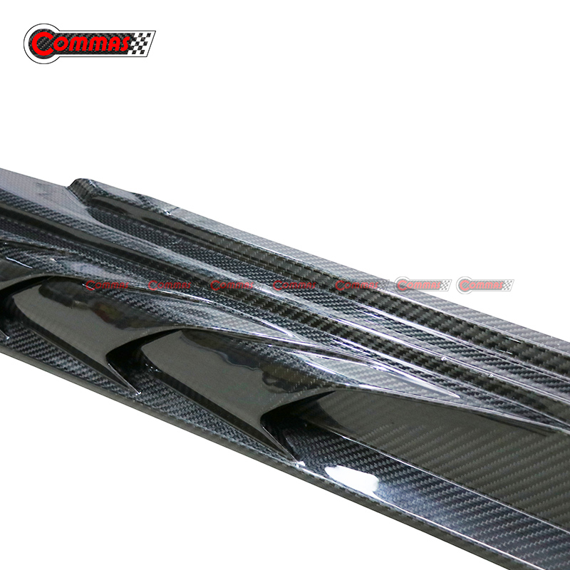 Topcar Style Carbon Fiber Side Skirts For Mercedes Benz AMG GT