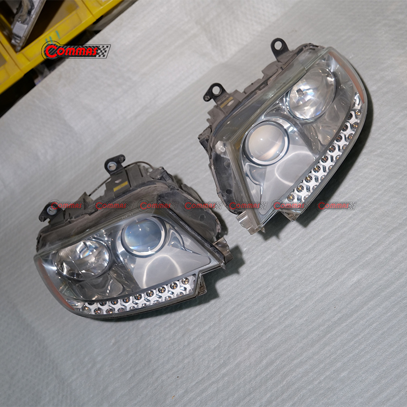 Old Maserati Quattroporte original disassembly headlight