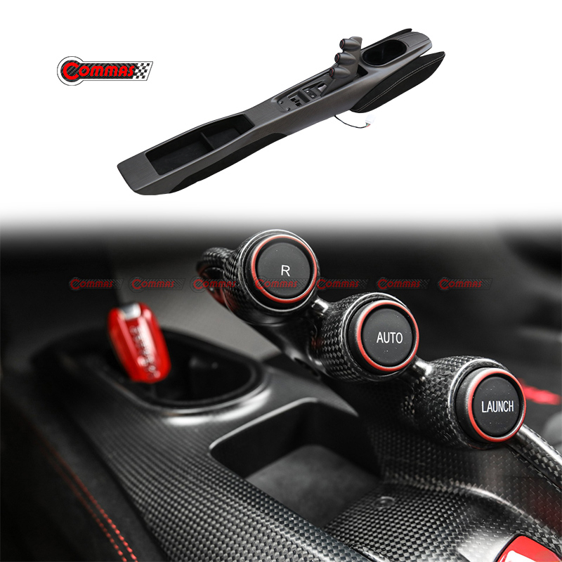 Ferrari 488 pista Original interior dry carbon fiber center control panel trim