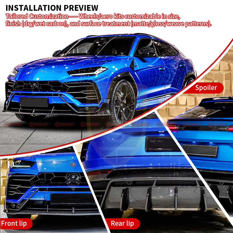 Lamborghini URUS mansory dry carbon fiber body kit