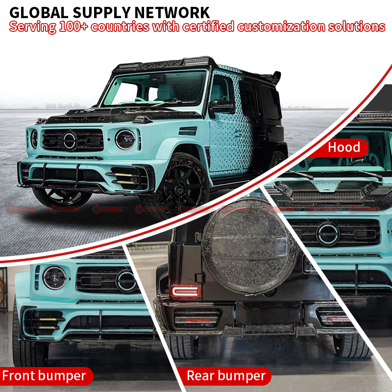 Mercedes-benz G-Class W463A and W464 modified with msy Limited edition P920 body kit